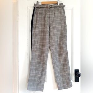 rag & bone Wool Plaid Tuxedo Trousers. Size XS